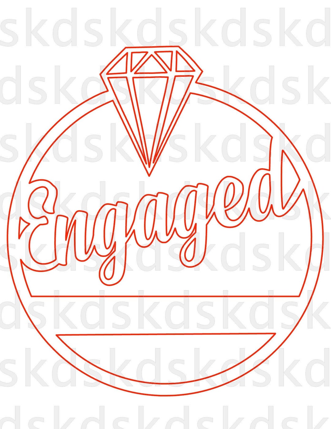 Engaged Digital File, Engaged, Ring, Engaged Ring, Digital File, Pdf ...