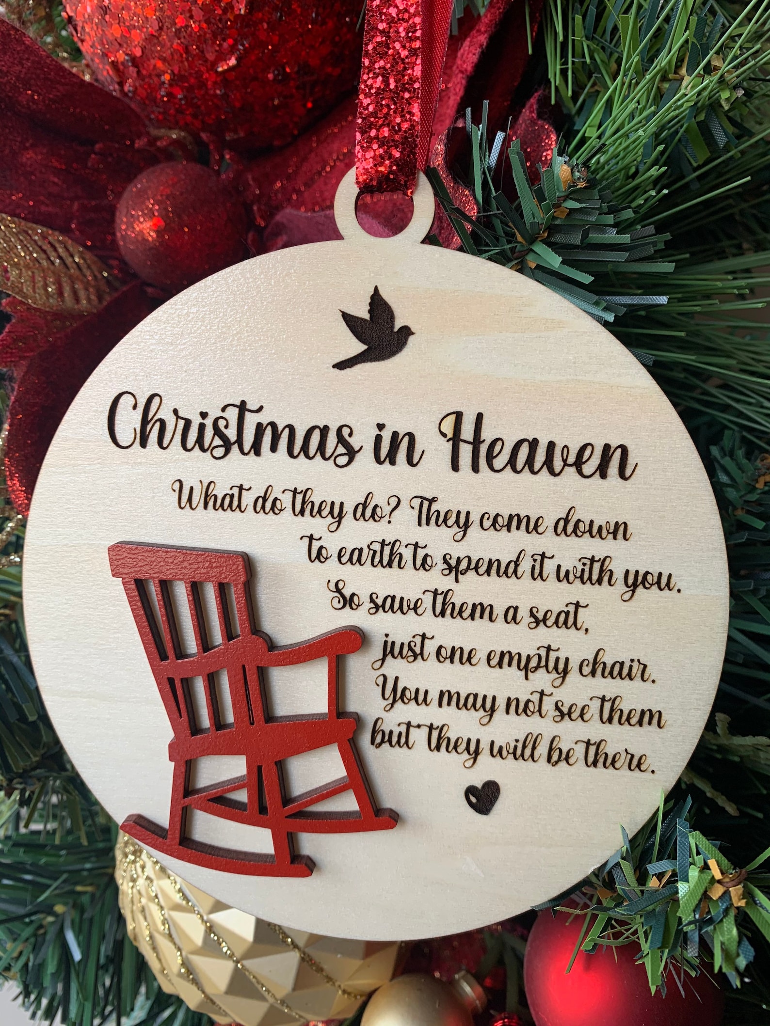 Christmas in Heaven Ornament Christmas Custom Etsy Christmas In Heaven
