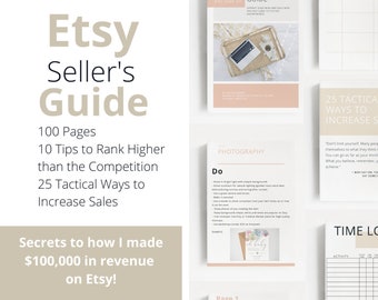 Etsy Seller' s Guide | How to Start Selling on Etsy | How to Start a Success Etsy Shop | Etsy Branding Kit | Etsy Guide | Marketing Guide