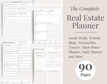 Realtor Planner Etsy