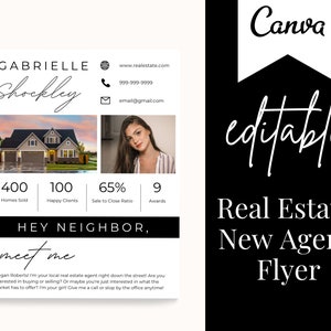 Folleto de introducción para agentes inmobiliarios / Nuevo folleto inmobiliario / Plantillas de marketing inmobiliario / Marca de agente inmobiliario / Marketing inmobiliario