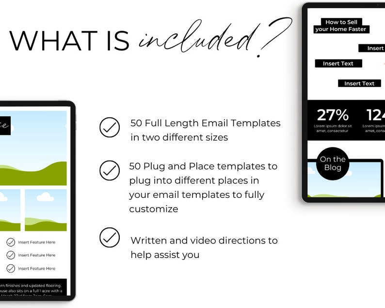 Real Estate Email Marketing Template Bundle Real Estate Etsy