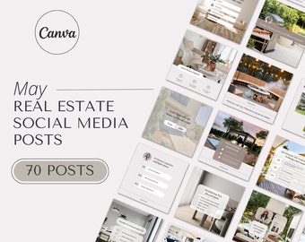 2024 May Real Estate Agent Social Media Post | Real Estate Instagram Post | Realtor Post | Real Estate Marketing Template | Spring Social