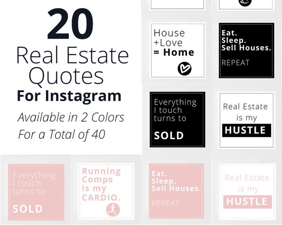 Real Estate Quotes For Social Media Real Estate Quote Instagram Stories Real Estate Social Media | Etsy India