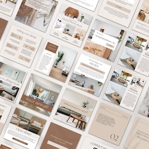 Aesthetic Real Estate Agent Social Media Templates | Real Estate Marketing | Branding | Canva Social Media Posts | Realtor Instagram Post
