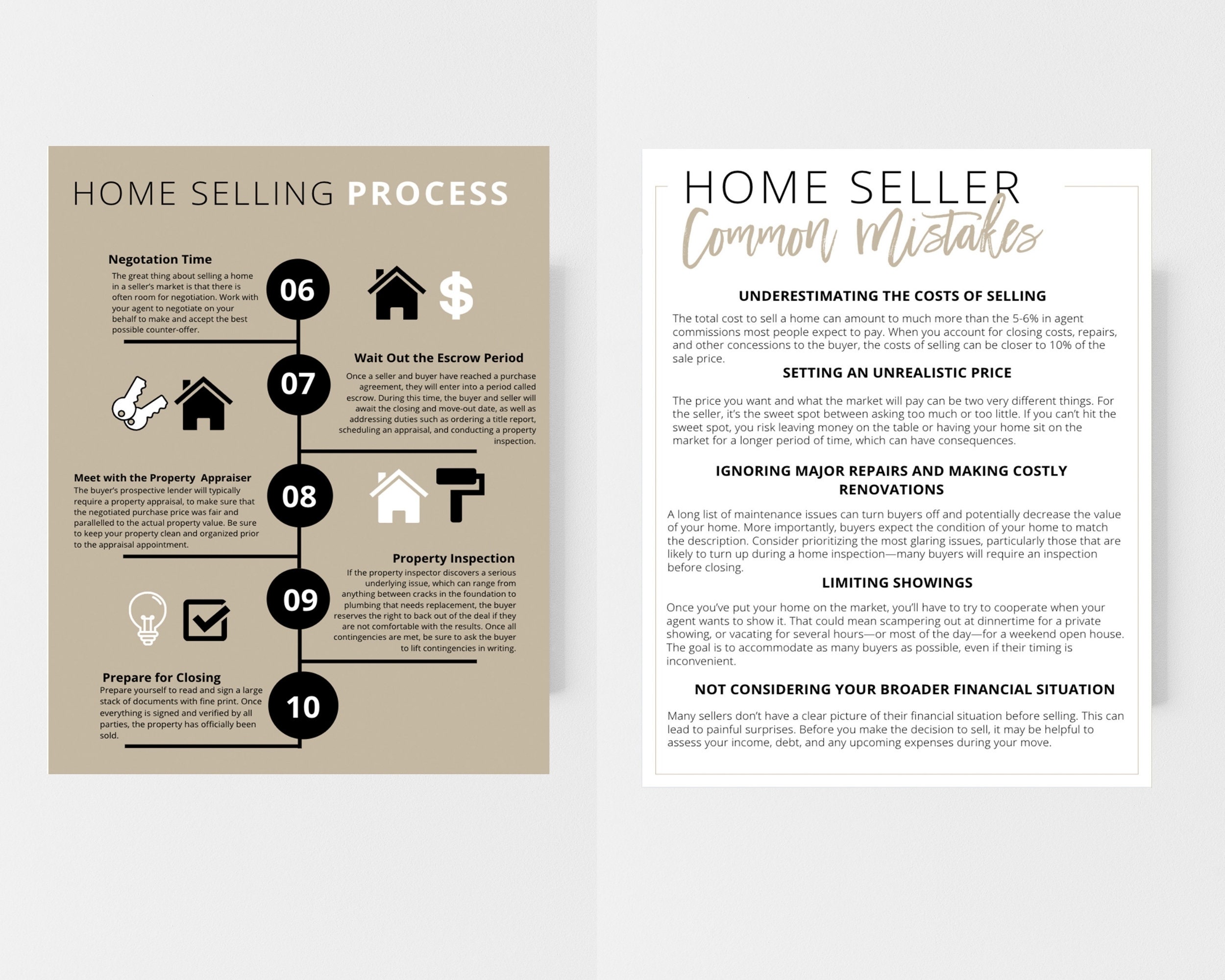 Real Estate Sellers Guide Home Selling Guide Home Seller Etsy