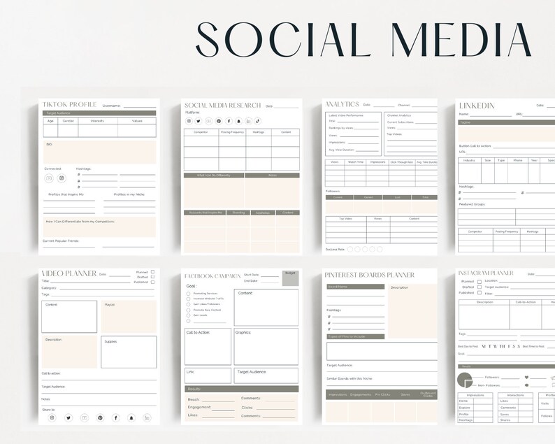 2023 Real Estate Agent Planner Real Estate Marketing Etsy