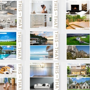 Real Estate This or That Social Media Posts | Realtor Social Media Posts | Real Estate Instagram Posts | Real Estate Facebook Posts |