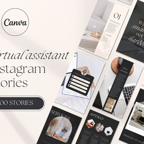 Virtual Assistant Templates VA Templates VA Social Media Etsy