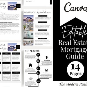 Real Estate Mortgage Guide | Home Buying Guide | Home Buyer Presentation | Home Buying Template | Real Estate Agent | Realtor Marketing