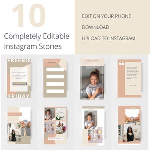 Editable Instagram Post Templates Instagram Story Templates - Etsy