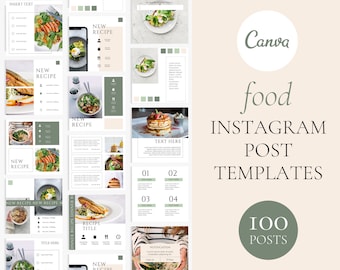 Blog culinaire Publications sur les réseaux sociaux | Recette Ebook Branding | Publications Instagram de la diététicienne | Blogueur culinaire | Recette Médias sociaux | Commercialisation