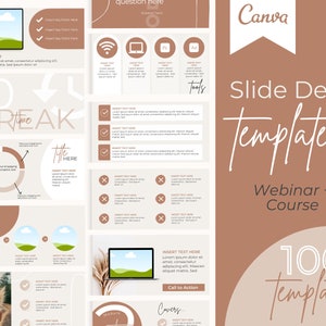 Boho Slide Deck Templates | Course Creator Templates | Presentation Templates | Masterclass Template | Pitch Deck Presentation | Masterclass