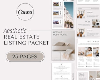 listing presentation kit real estate Real Estate Sellers Packet | Real Estate Listing Presentation | Real Estate Seller Guide | Pre-Listing Guide | Seller Presentation | Packet