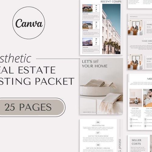 Real Estate Listing Presentation Printable Seller's Guide - Etsy