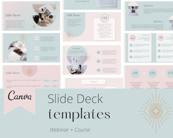 Mystic Slide Deck Templates | Course Creator Template | Presentation Template | Masterclass Template | Pitch Deck Presentation | Masterclass