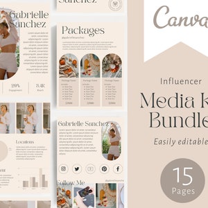 Influencer Media Kit | Medien Pressemappe | Preisliste für Influencer | Blogger Media Kit | Instagram Influencer Paket | TikTok Influencer |