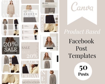 Small Business Facebook Post Templates | Business Social Media Posts | Social Media Marketing | Facebook Posts | Social Media Content