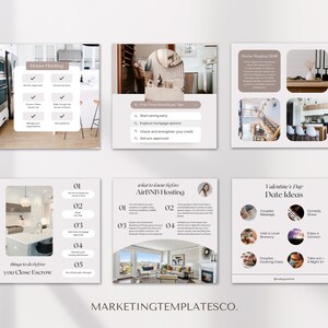 February Real Estate Agent Social Media Posts with Captions Real Estate Instagram Post Realtor Post Real Estate Marketing Template image 3