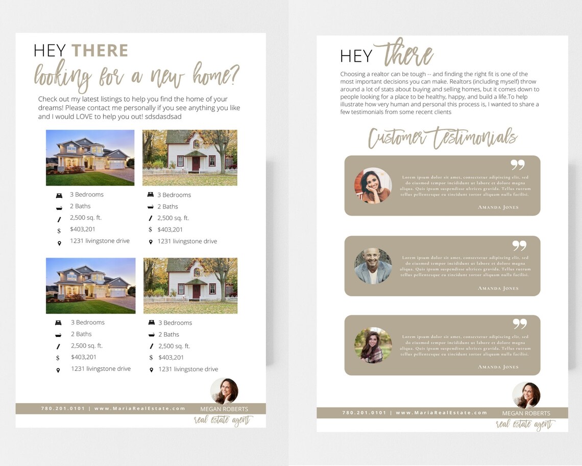 Real Estate Email Templates for Mailchimp Editable | Etsy
