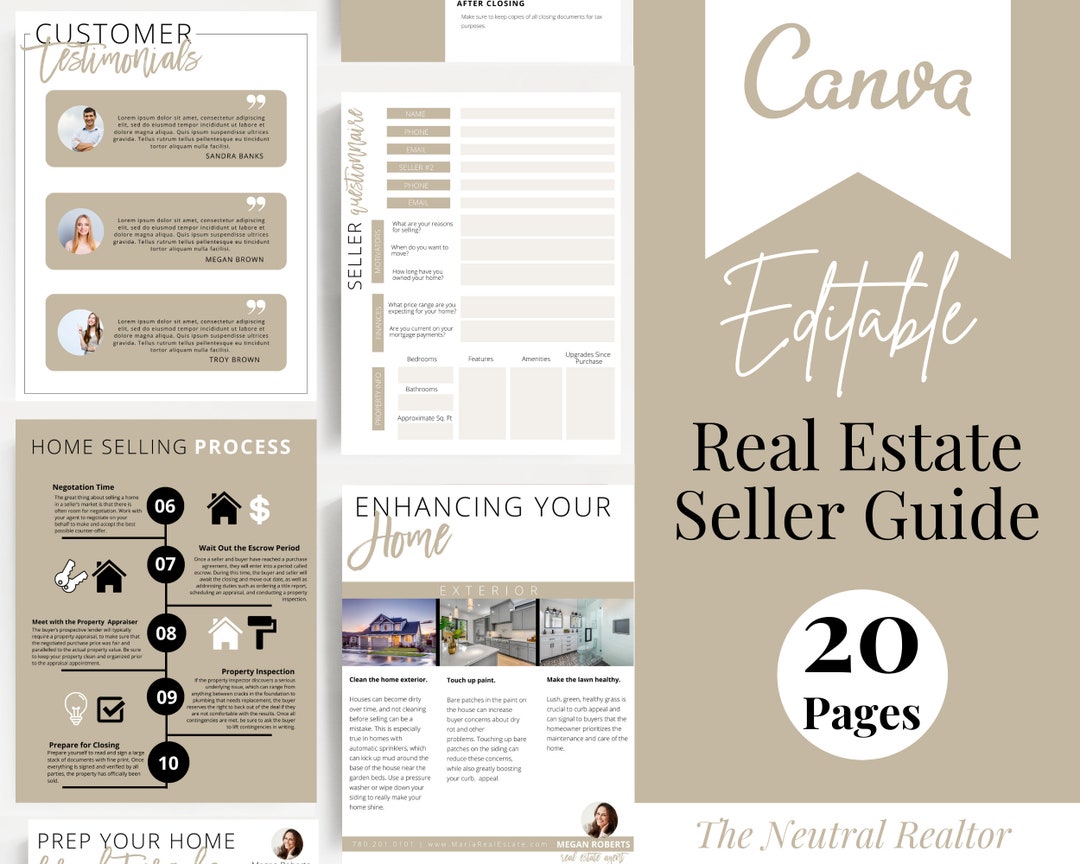 Real Estate Sellers Guide Home Selling Guide Home Seller Presentation