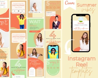 Instagram Reel Templates | Instagram IGTV Templates | Instagram Posts | Instagram Video Templates | Content Creators | Coaching Templates