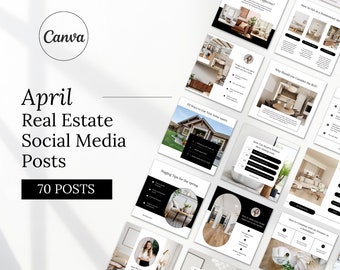 Easter April Real Estate Agent Social Media Post | Real Estate Instagram Post | Realtor Post | Real Estate Marketing Template | Spring