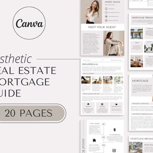 Real Estate Mortgage Guide | Home Buying Guide | Home Buyer Presentation | Home Buying Template | Real Estate Agent Marketing Templates