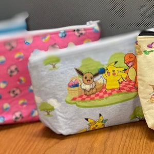 Makeup/Storage Bag - Pikachu and Friends Makeup Bags