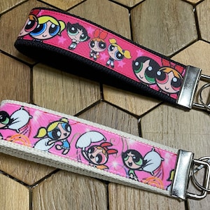 Powerpuff Girls Group Wristlet Key Fobs