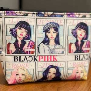 Makeup/Storage Bag - Black Pink Makeup Bags