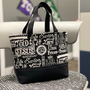 Religious/Inspirational Small Tote Bags