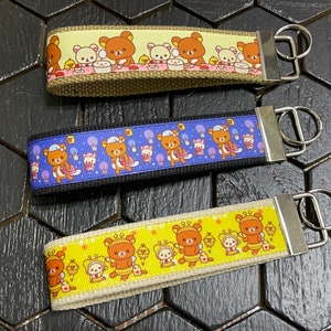 Rilakkuma Wristlet Key Fobs