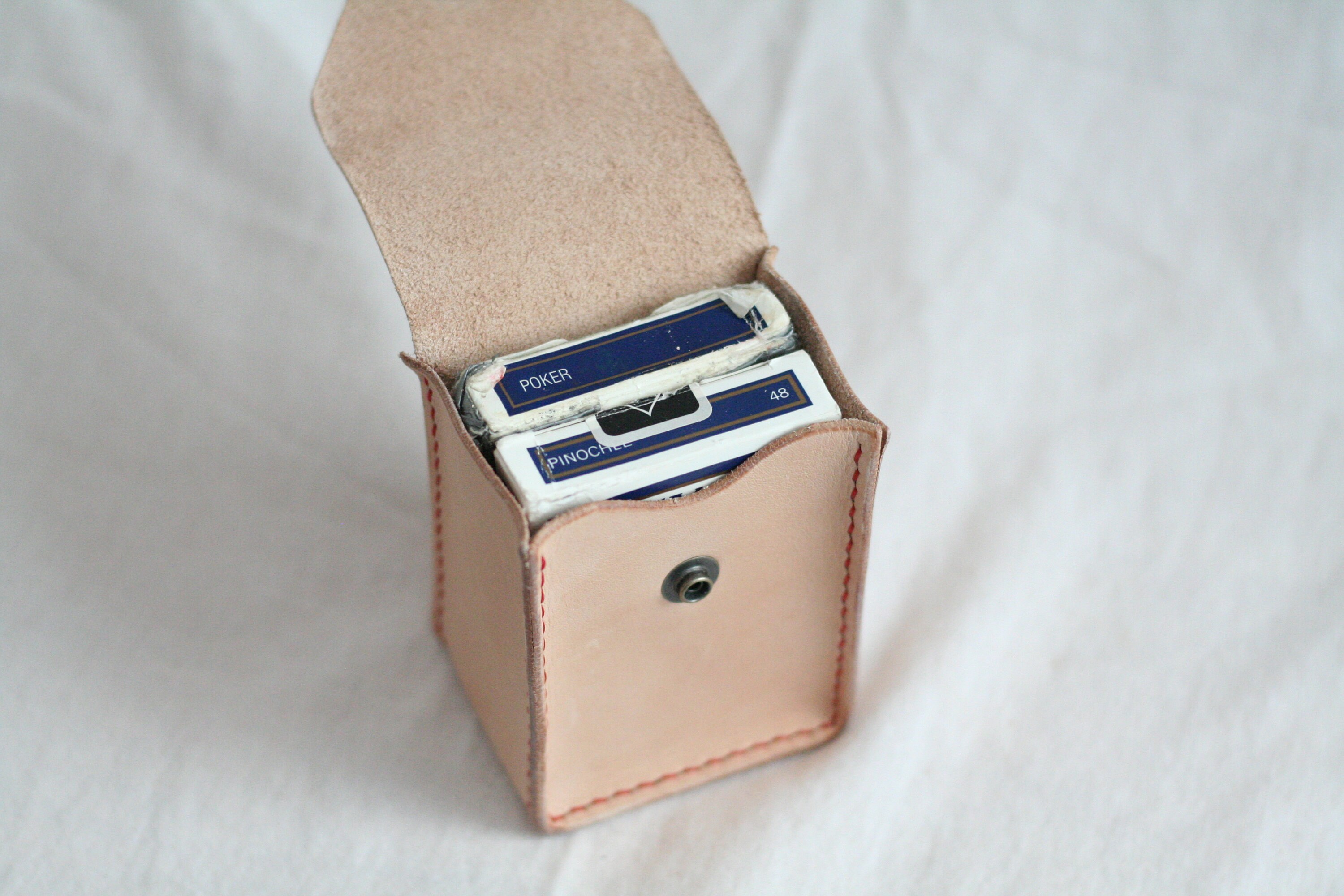 Double Deck Playing Card Box Fits Standard Size Playing Etsy