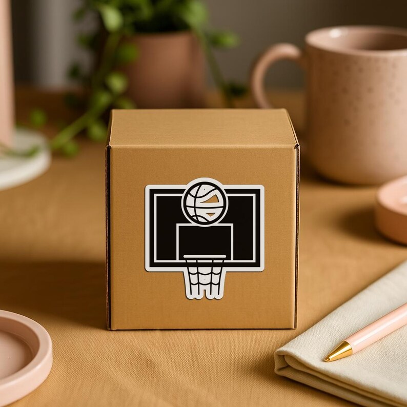 Basketball Hoop Silhouette SVG PNG DXF Pdf – Slam Dunk Icon for Cricut ...