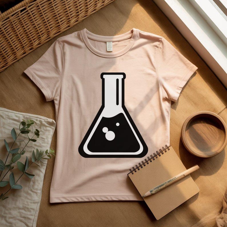Science Flask Svg Dxf Png Eps Pdf – Lab Silhouette Cut File Cricut ...