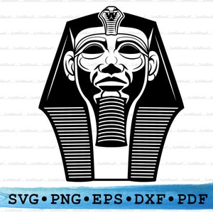 Sphinx-Svg Dxf Png Eps Pdf – Ägyptische Statue Silhouette Schnittdatei Cricut, Clipart zur alten Geschichte, Mythologie, druckbares kulturelles Dekor