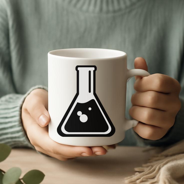 Beacker Dxf Science Flask Svg Dxf Png Eps Pdf – Lab Silhouette Cut File Cricut ...