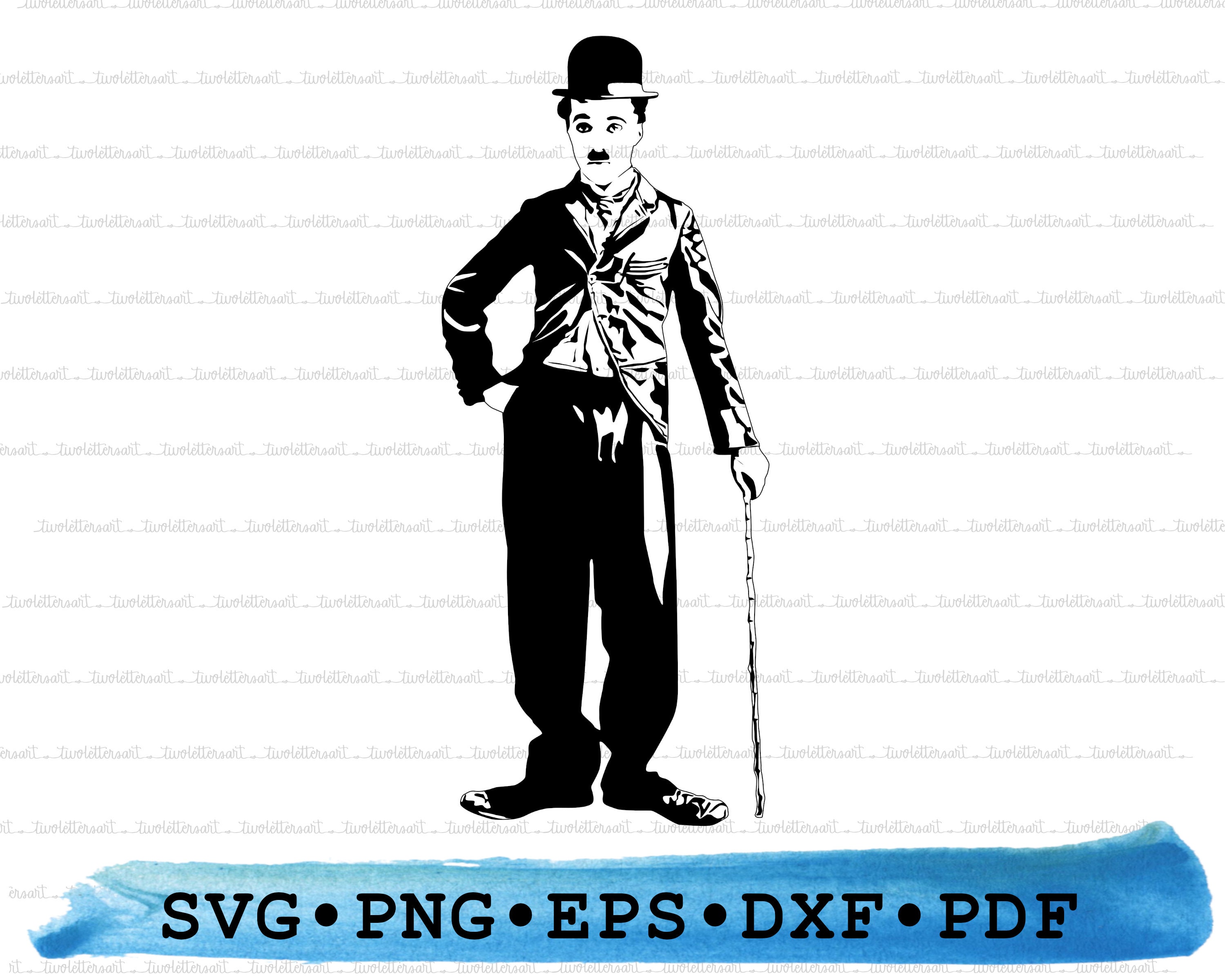 Charlie chaplin svg - Etsy 日本