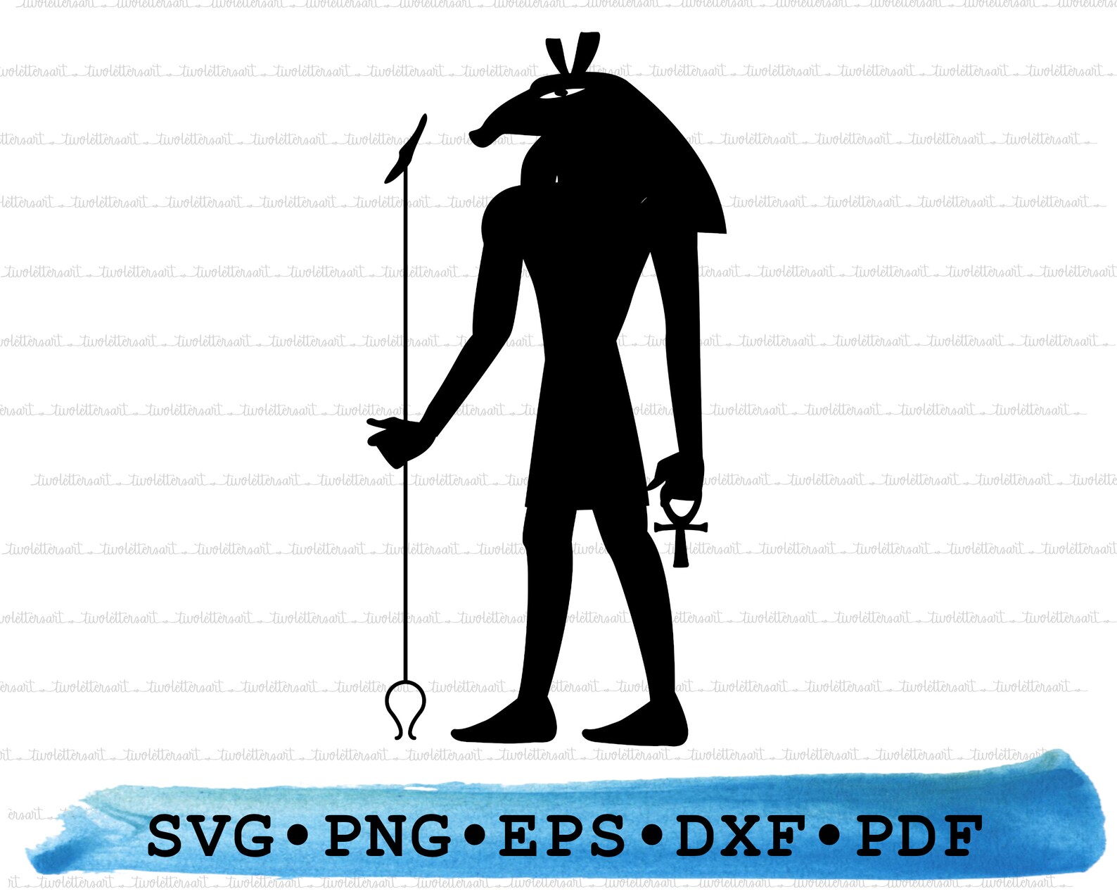 Anubis Silhouette Anubis Svg Anubis Png Anubis Vector - Etsy Israel
