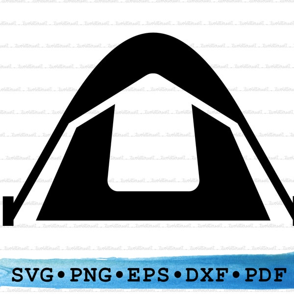 Campingzelt Silhouette, CampingZelt Svg, Campingzelt png, Campingzelt Cricut, Wandern, Out Bush, Camper Ferienzelt Camping Zelt Dxf EPS pdf