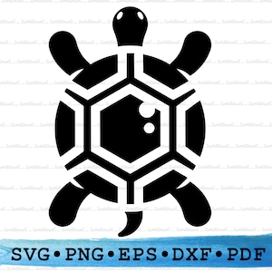 Turtle Silhouette, Tortoise Svg, Beach Sea Life Summer Marine Graphic Cricut Outline Vector DXF EPS PDF Png clipart printable Decor Instant