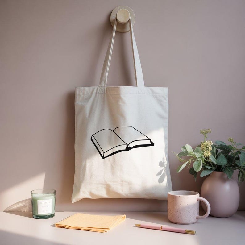 Open Book Silhouette SVG PNG DXF Pdf Eps – Library Icon for Cricut ...