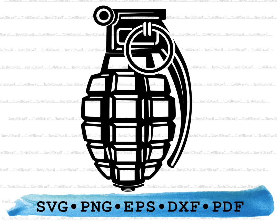 Grenade Svg, Military Silhouette, Army Weapon Bomb War Cricut ...