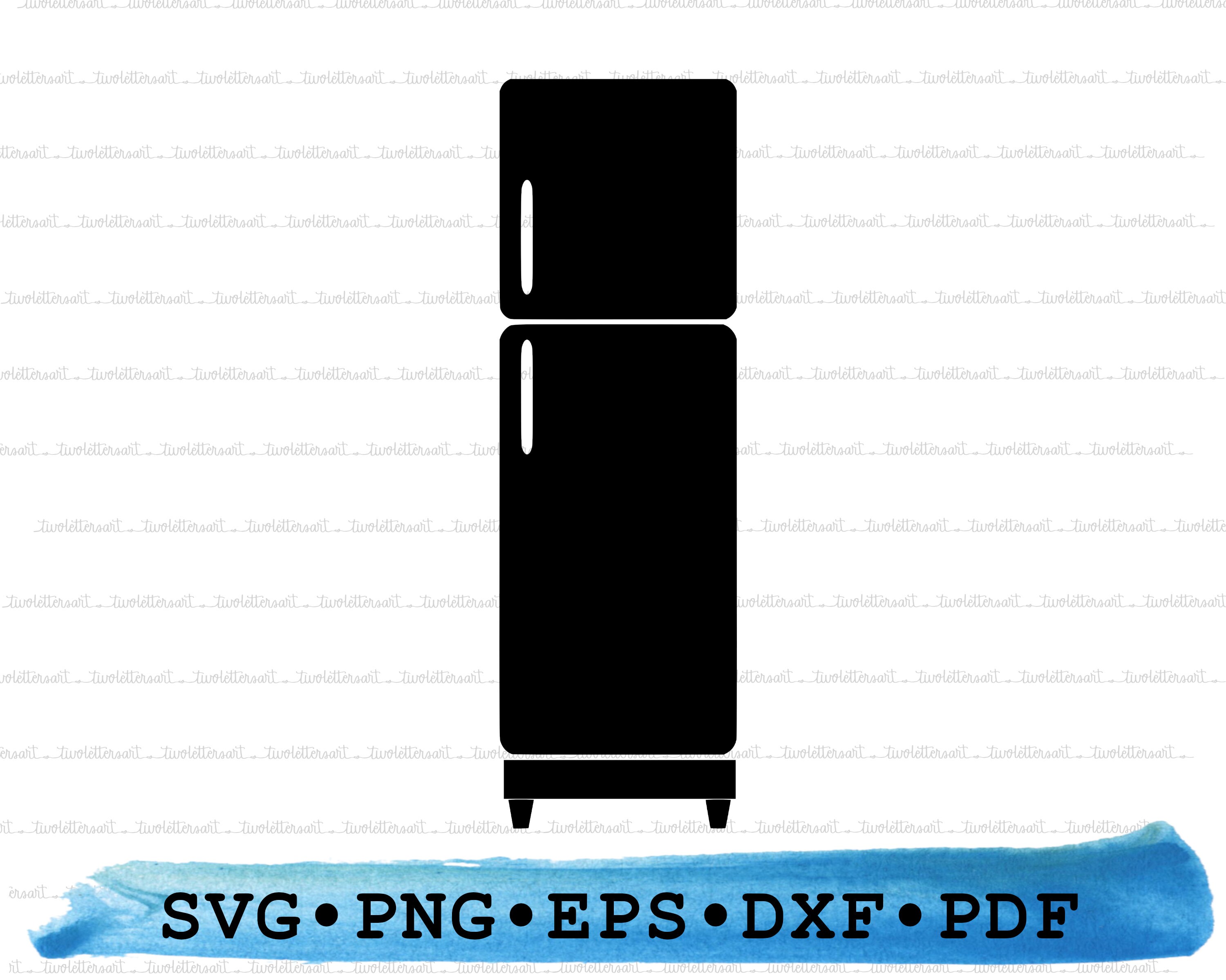 Fridge Silhouette Fridge Svg Fridge Png Fridge Cricut Etsy