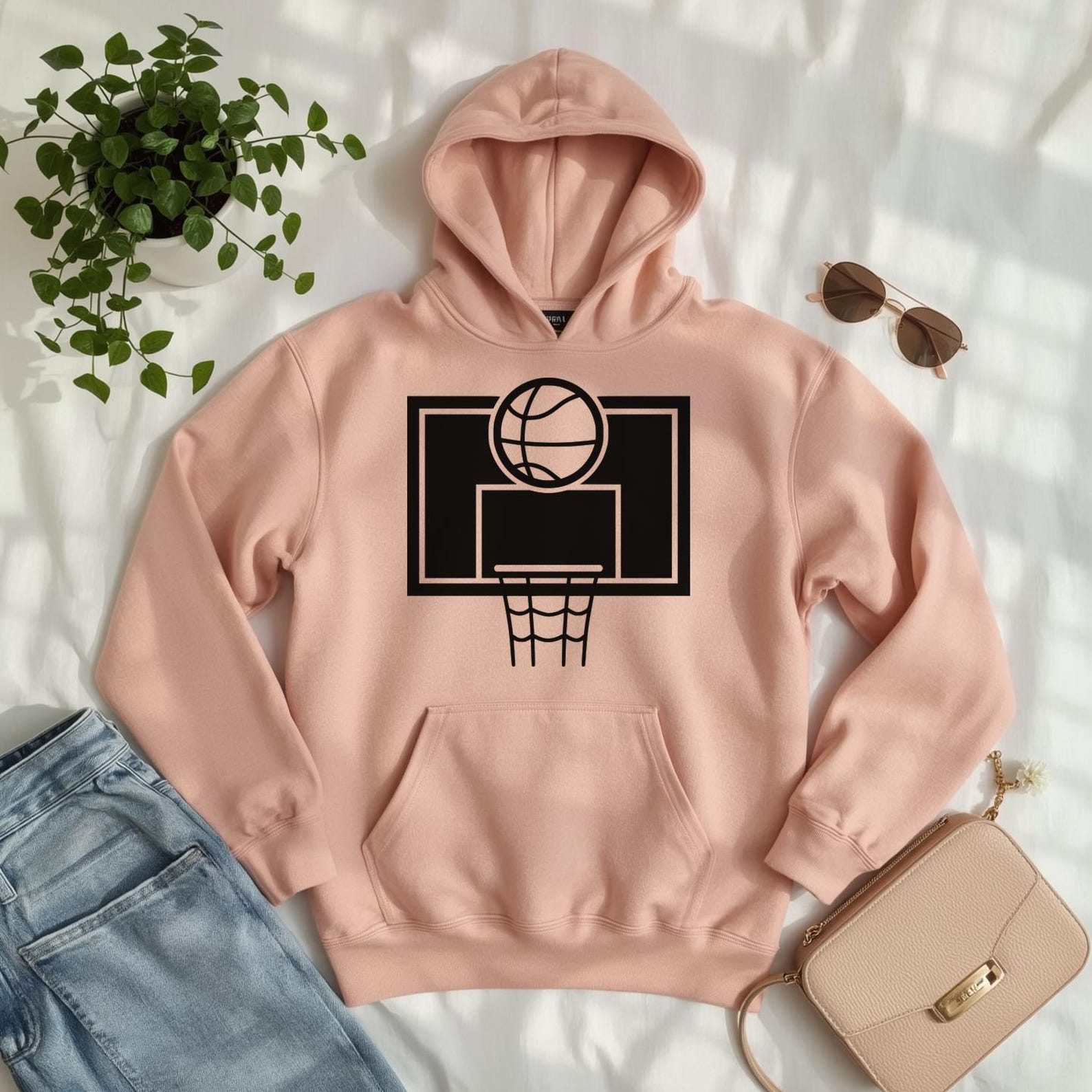 Basketball Hoop Silhouette SVG PNG DXF Pdf – Slam Dunk Icon for Cricut ...