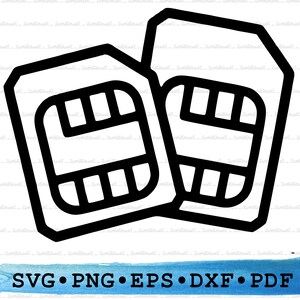 Silueta de tarjeta SD, tarjeta SD SVG, tarjeta SD PNG, tarjeta SD Cricut, tarjeta telefónica SVG, silueta de tarjeta telefónica, tarjeta de memoria, tarjeta SD móvil DXF EPS PDF