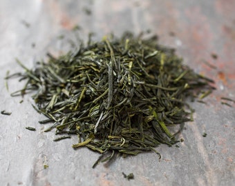 Organic Chinese Sencha Green Tea | Gourmet Organic Loose Leaf Tea | Medium Caffeine Tea