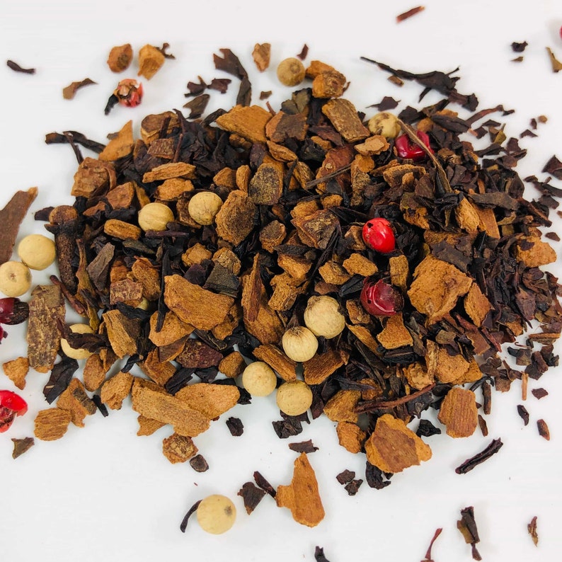 Cinnamon Chai Herbal Tea Gourmet Organic Loose Leaf Tea Etsy