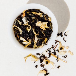 Passion Fruit Jasmine Black Tea, Gourmet Organic Loose Leaf Tea